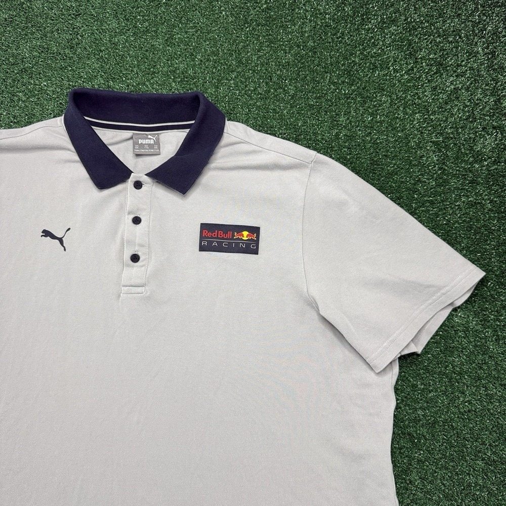 Puma Red Bull Racing Men's Short Sleeve Polo Shirt Size 2XL XXL